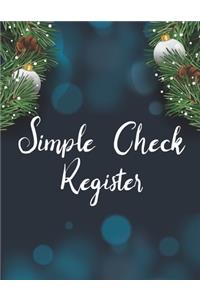 Simple Check Register