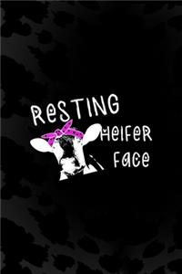 Resting Heifer Face