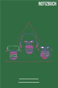 Notizbuch Liniert Gorilla