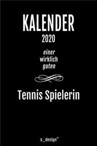 Kalender 2020 für Tennis Spieler / Tennis Spielerin