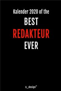 Kalender 2020 für Redakteure / Redakteur / Redakteurin