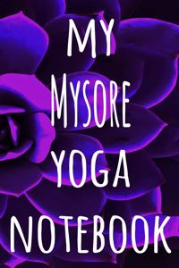 My Mysore Yoga Notebook