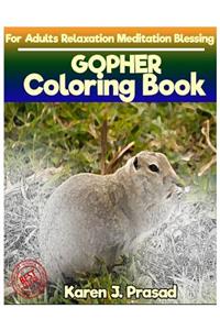 GOPHER Coloring book for Adults Relaxation Meditation Blessing