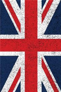 British Union Jack Gift Journal: College-Ruled 104-Page Present Notebook (9x6")