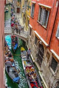 Gondola Traffic Jam in Venice, Italy Journal