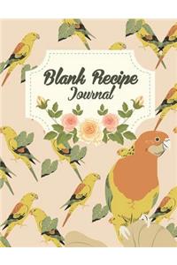 Blank Recipe Journal