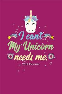 I Can't My Unicorn Needs Me.