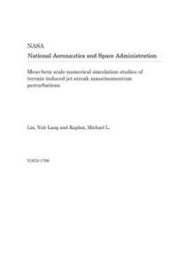 Meso-Beta Scale Numerical Simulation Studies of Terrain-Induced Jet Streak Mass/Momentum Perturbations