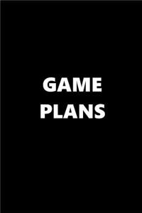 2019 Daily Planner Sports Theme Game Plans Black White 384 Pages