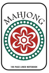 Mahjong - 100 Page Lined Notebook