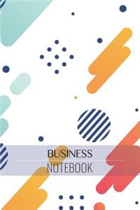 Business Notebook: Organize Notes, Ideas, Follow Up, Project Management, 6 X 9 (15.24 X 22.86 CM) - 110 Pages - Durable Soft Cover - Blanc