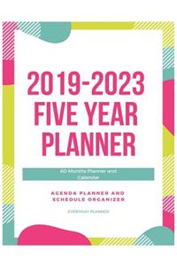 2019-2023 Five Year Planner