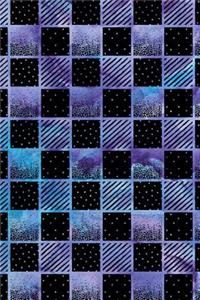 Journal Notebook Squares and Dots Pattern 3