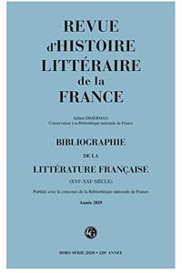 Bibliographie de la Litterature Francaise