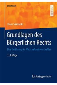 Grundlagen Des Burgerlichen Rechts