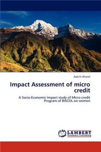 Impact Assessment of Micro Credit
