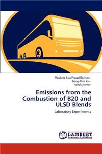 Emissions from the Combustion of B20 and Ulsd Blends