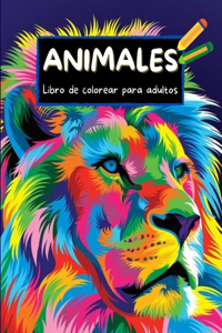 Animales Libro de colorear para adultos