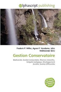 Gestion Conservatoire