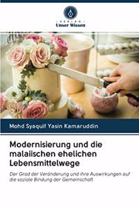 Modernisierung und die malaiischen ehelichen Lebensmittelwege