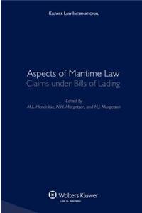 Aspects of Maritime Law