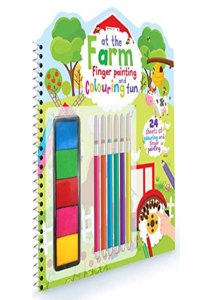 Hello Friend Farm Finger Painting & Colouring Fun