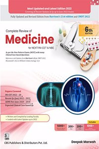 Complete Review Of Medicine For Next/Ini-Cet & Nbe , 6Ed. (Pb-2023)