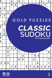 Gold Puzzles Classic Sudoku Book 3