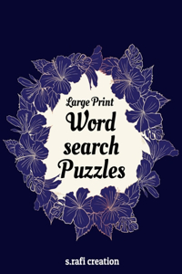 Large Print Wordsearch Puzzles: 80 themed wordsearches