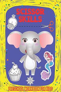 Scissor Skills Preschool Workbook For Kids