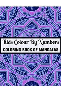 Kids Colour By Numbers Coloring Book Of Mandalas