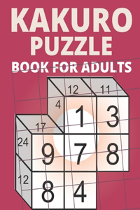 Kakuro Puzzle Book For Adults