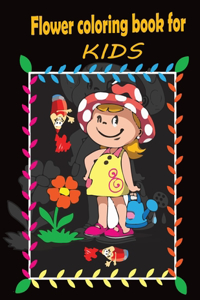 flower coloring book for kids