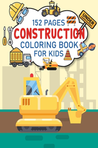 Construction Coloring Book For Kids