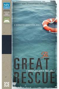 Great Rescue Bible-NIV: Discover Your Part in God's Plan: New International Version, Deep Sea / Tan, Italian Duo-Tone, Discover Your Part in God's Plan
