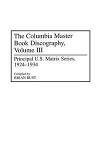 Columbia Master Book Discography