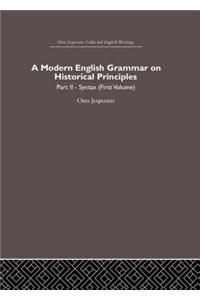 A Modern English Grammar on Historical Principles
