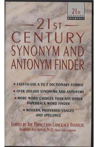 21st Century Synonym and Antonym Finder