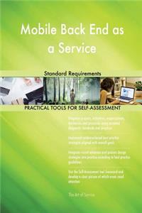 Mobile Back End as a Service Standard Requirements