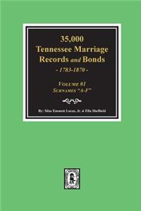 35,000 Tennessee Marriage Records and Bonds 1783-1870, 
