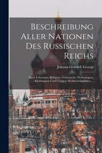 Beschreibung Aller Nationen Des Russischen Reichs