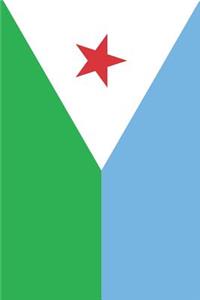 Djibouti Flag Notebook - Djiboutian Flag Book - Djibouti Travel Journal