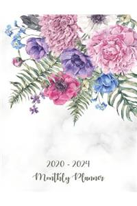 2020 - 2024 Monthly Planner