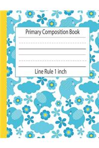 Primary Composition Book Line Rule 1 inch