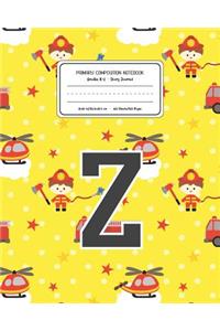 Primary Composition Notebook Grades K-2 Story Journal Z