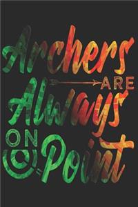Bogenschießen Notizbuch