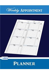Weekly Appointment Planner Book