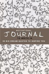 Motivational Journal To Write In