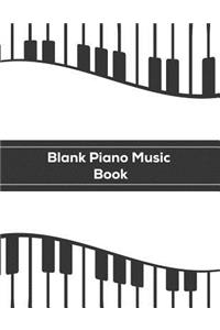 Blank Piano Music Book