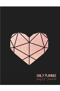 Daily planner July 19 - June 20